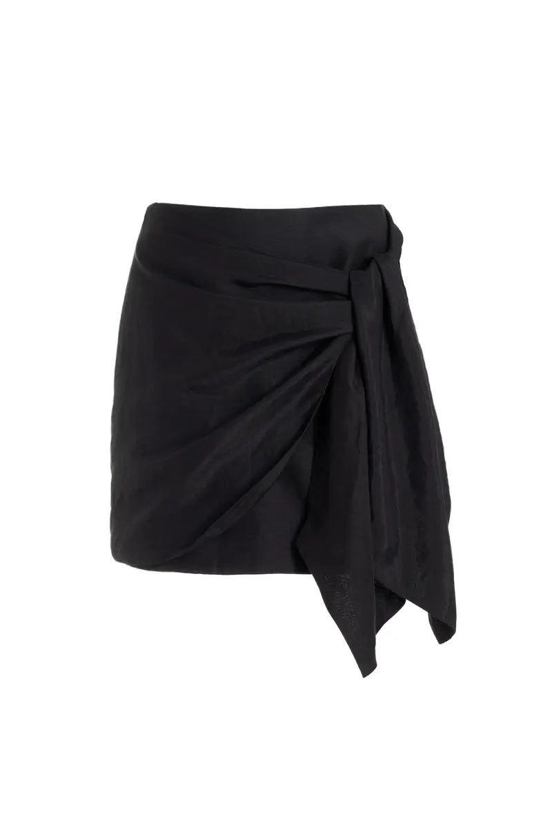 Black Mesh One Piece Swimsuit Set