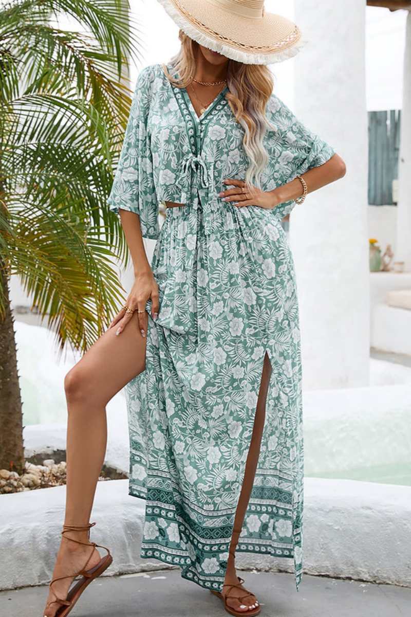 Beach Vacation Boho Skirt Sets