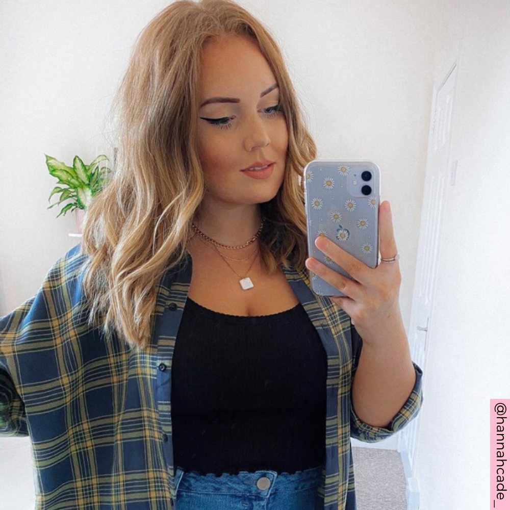 Şeffaf Telefon Kılıfı - Papatya