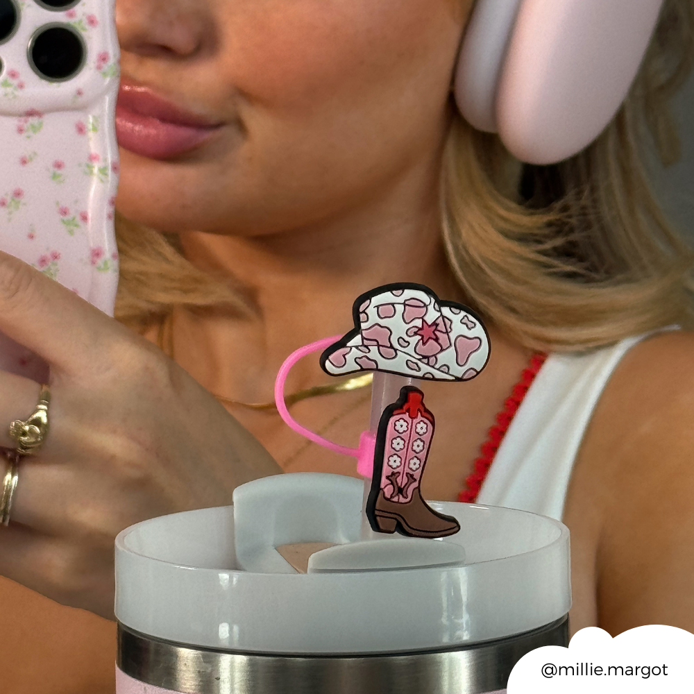 Kovboy Kız Temalı Hasır Kılıf