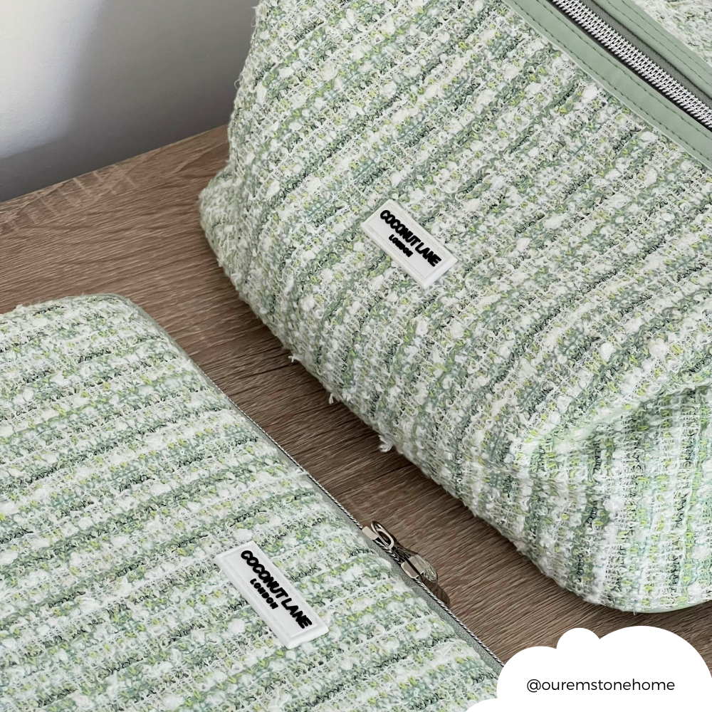 Matcha Textured Tweed Laptop Sleeve