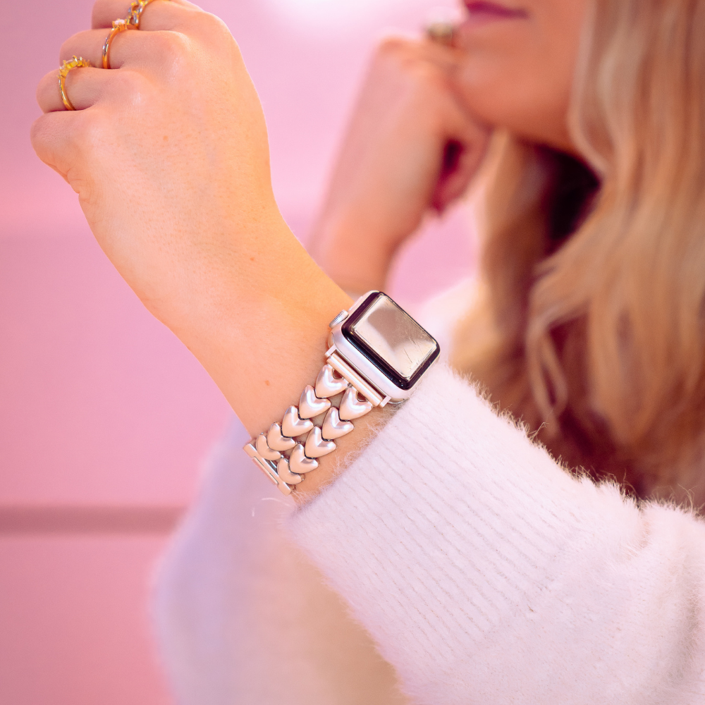 Kalpli Zincir Apple Watch Kayışı - Yıldız Işığı