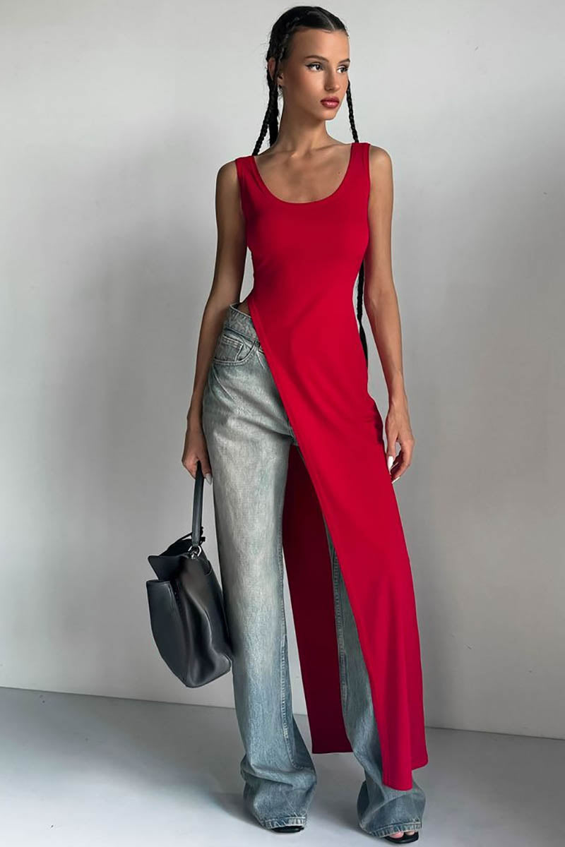 Urban Muse Slit Bodycon Dress