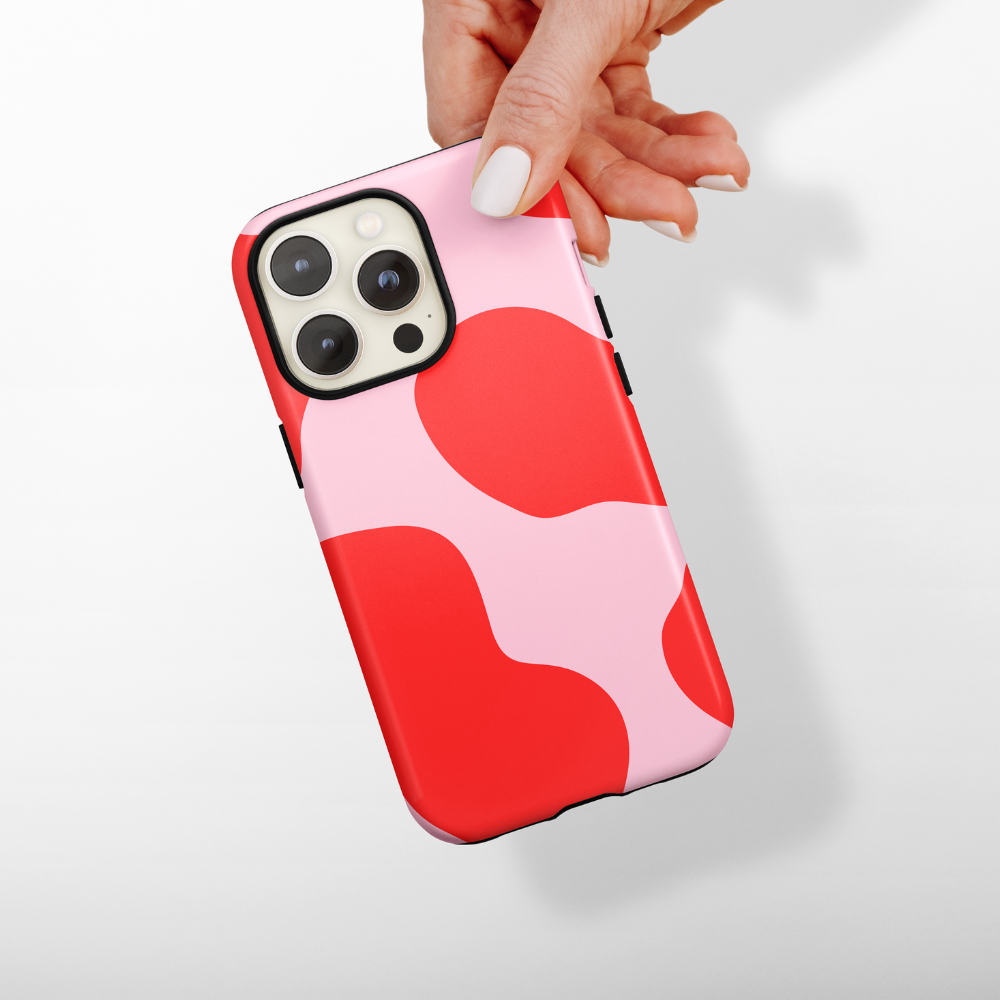 Tough MagSafe® Phone Case - Abstract Pink & Red