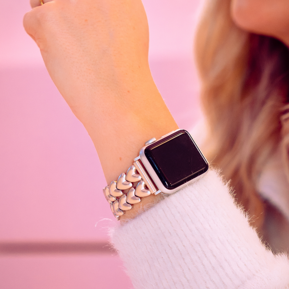 Kalpli Zincir Apple Watch Kayışı - Yıldız Işığı