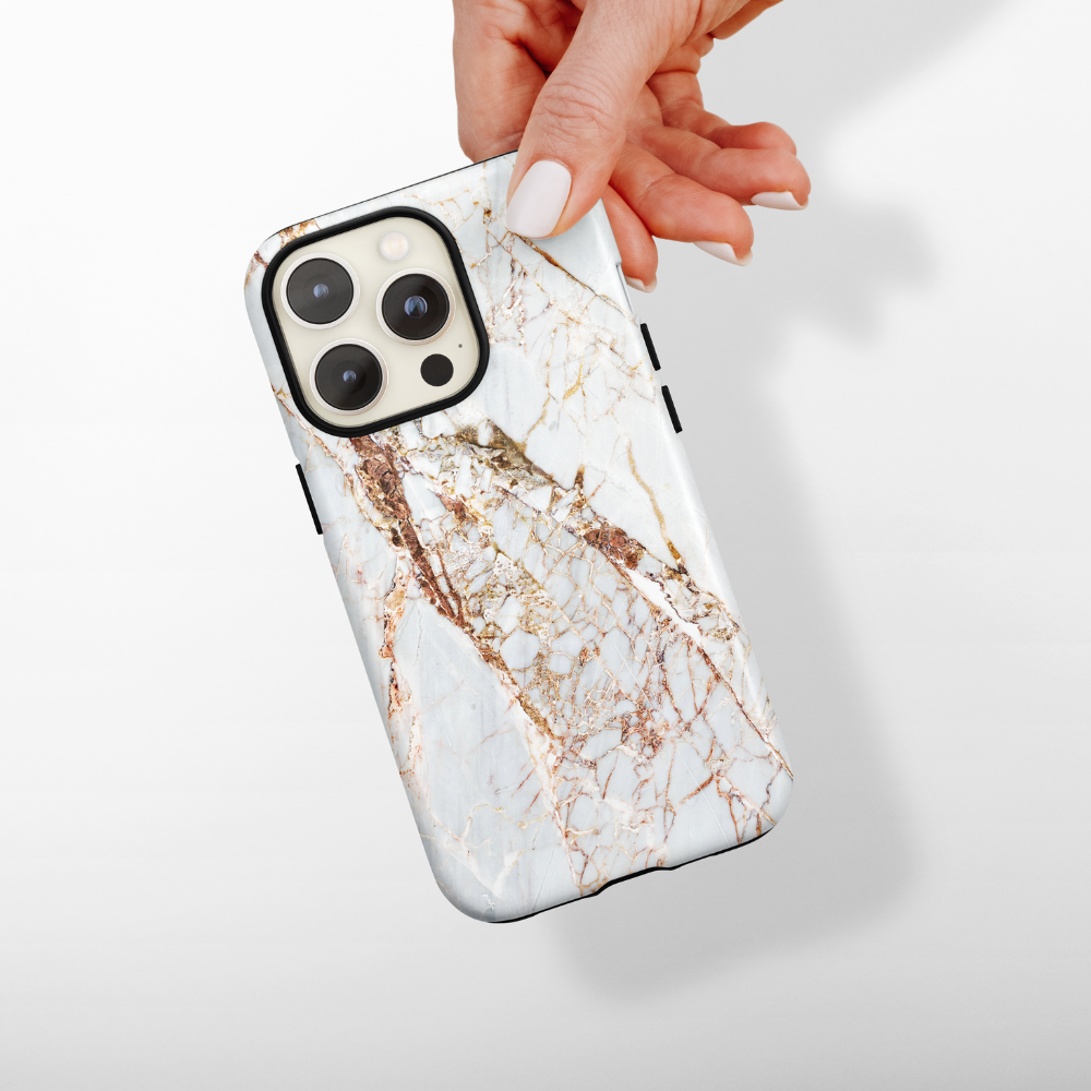 Tough MagSafe® Phone Case - Rose Gold Marble