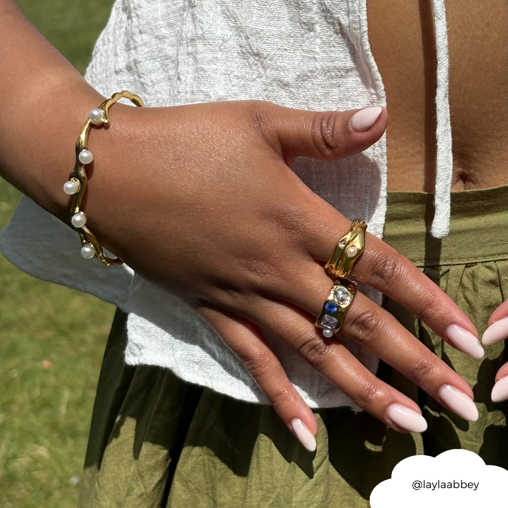 Tide Set İnci Yüzük