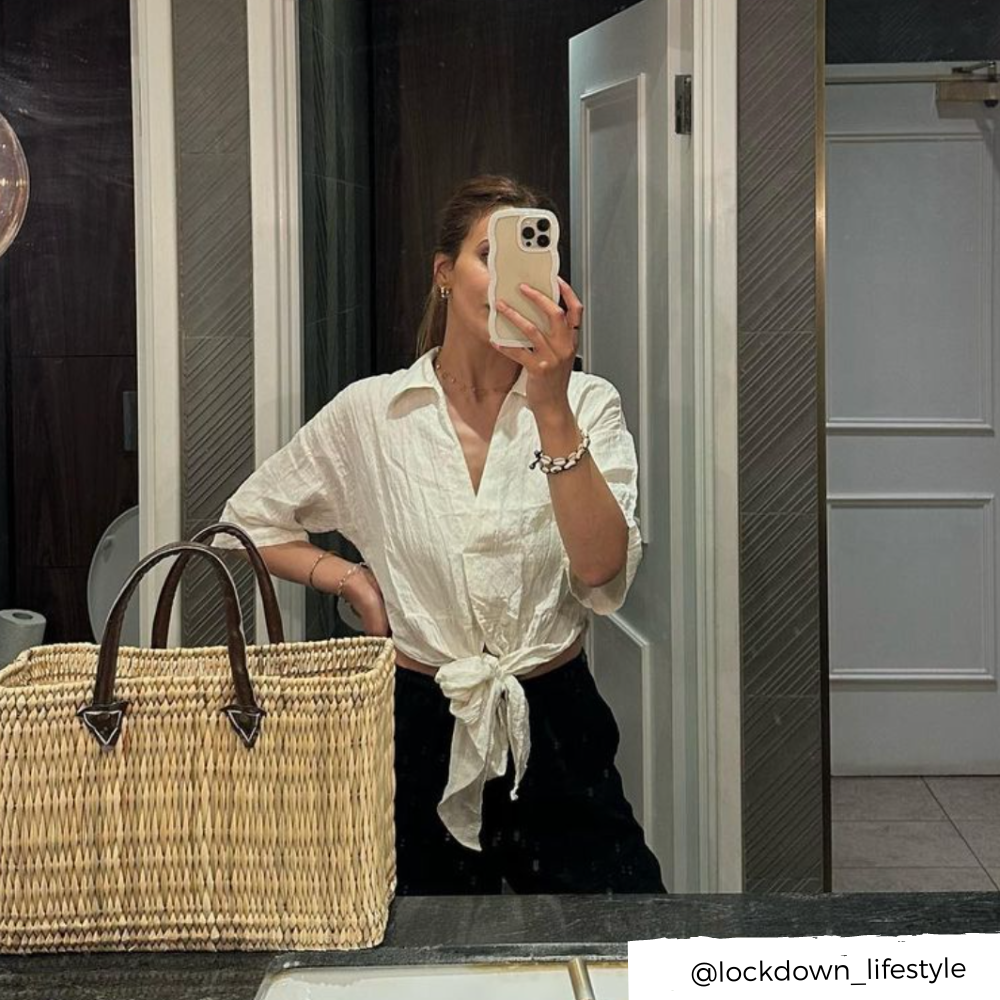 Kavisli Telefon Kılıfı - Krem