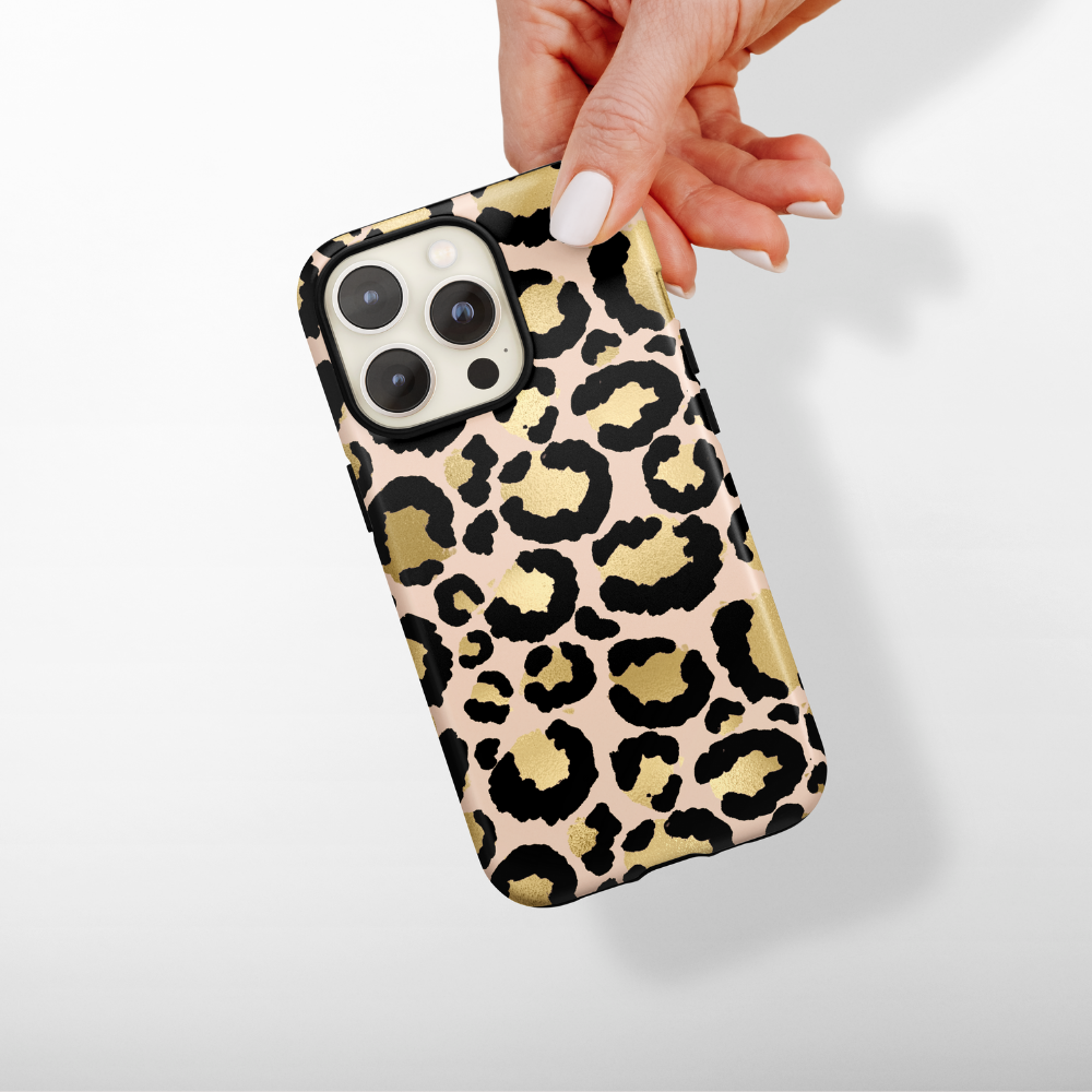 Tough MagSafe® Phone Case - Gold Leopard