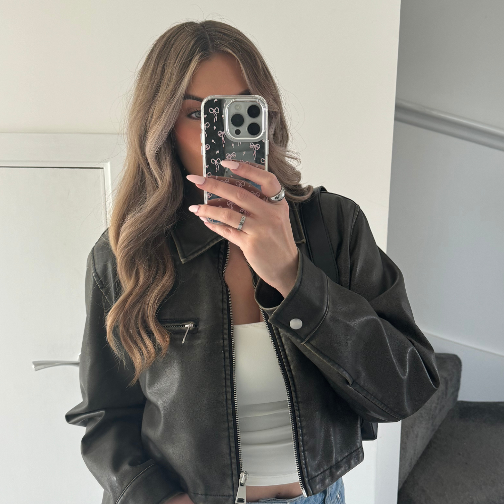 Mirror Phone Case - Dainty Bows