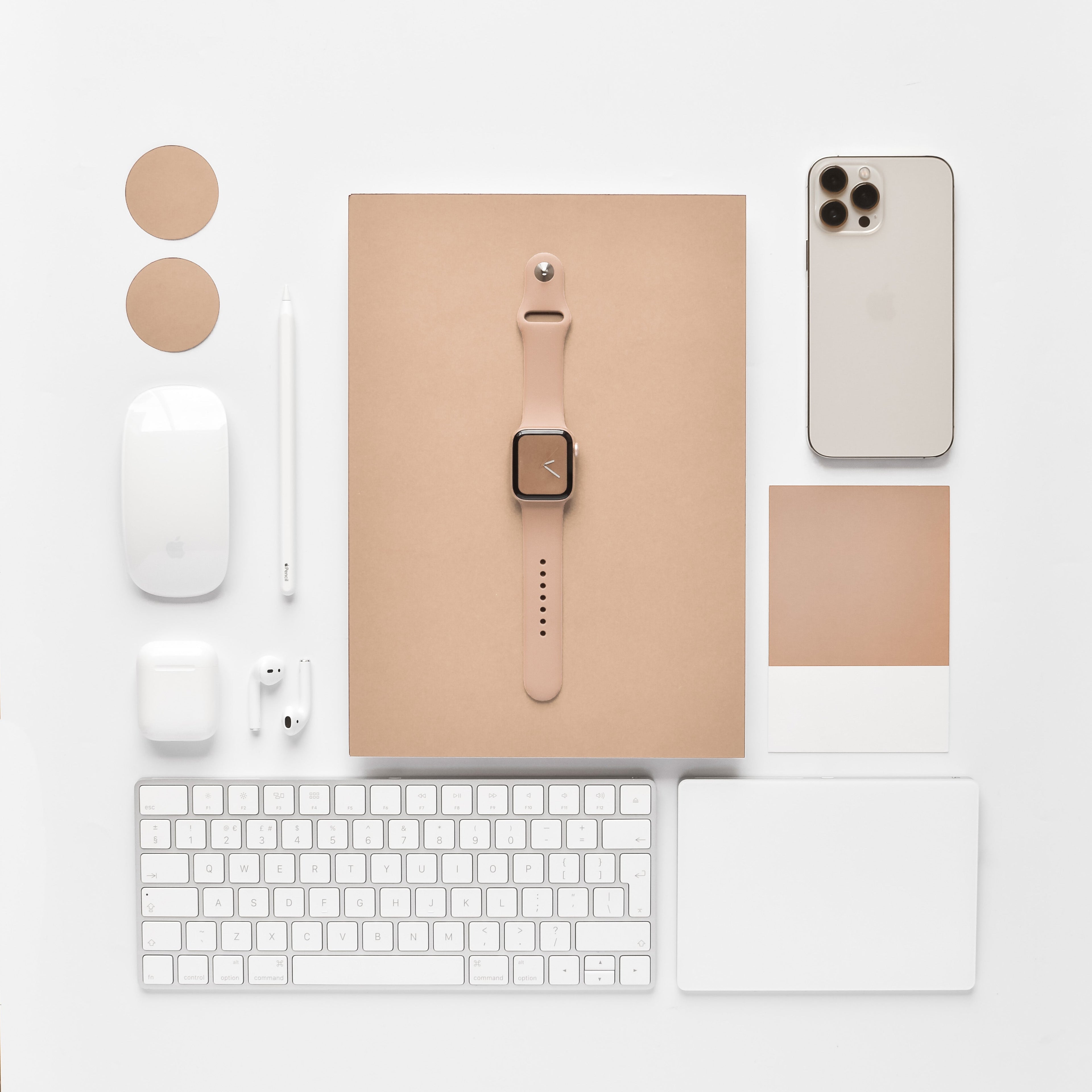 NAKD Apple Watch Kayışı - Cappuccino