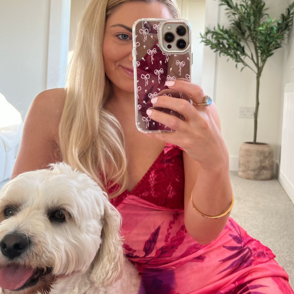 Mirror Phone Case - Dainty Bows