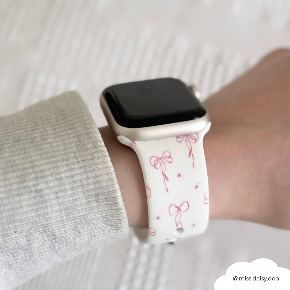 Zarif Fiyonklu Apple Watch Kayışı