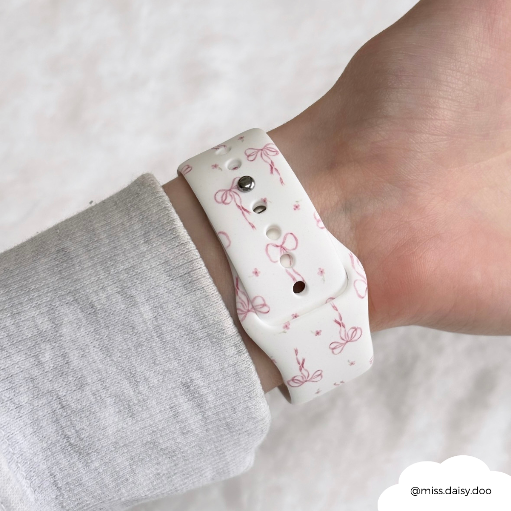 Zarif Fiyonklu Apple Watch Kayışı