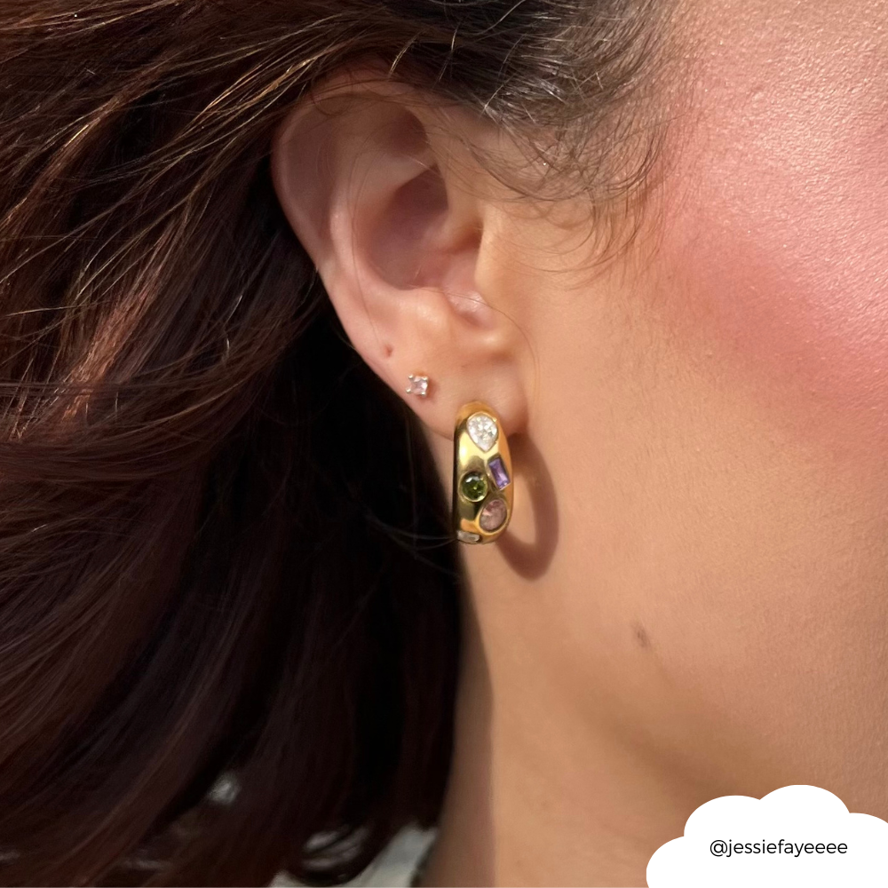 Gem Splash Earrings