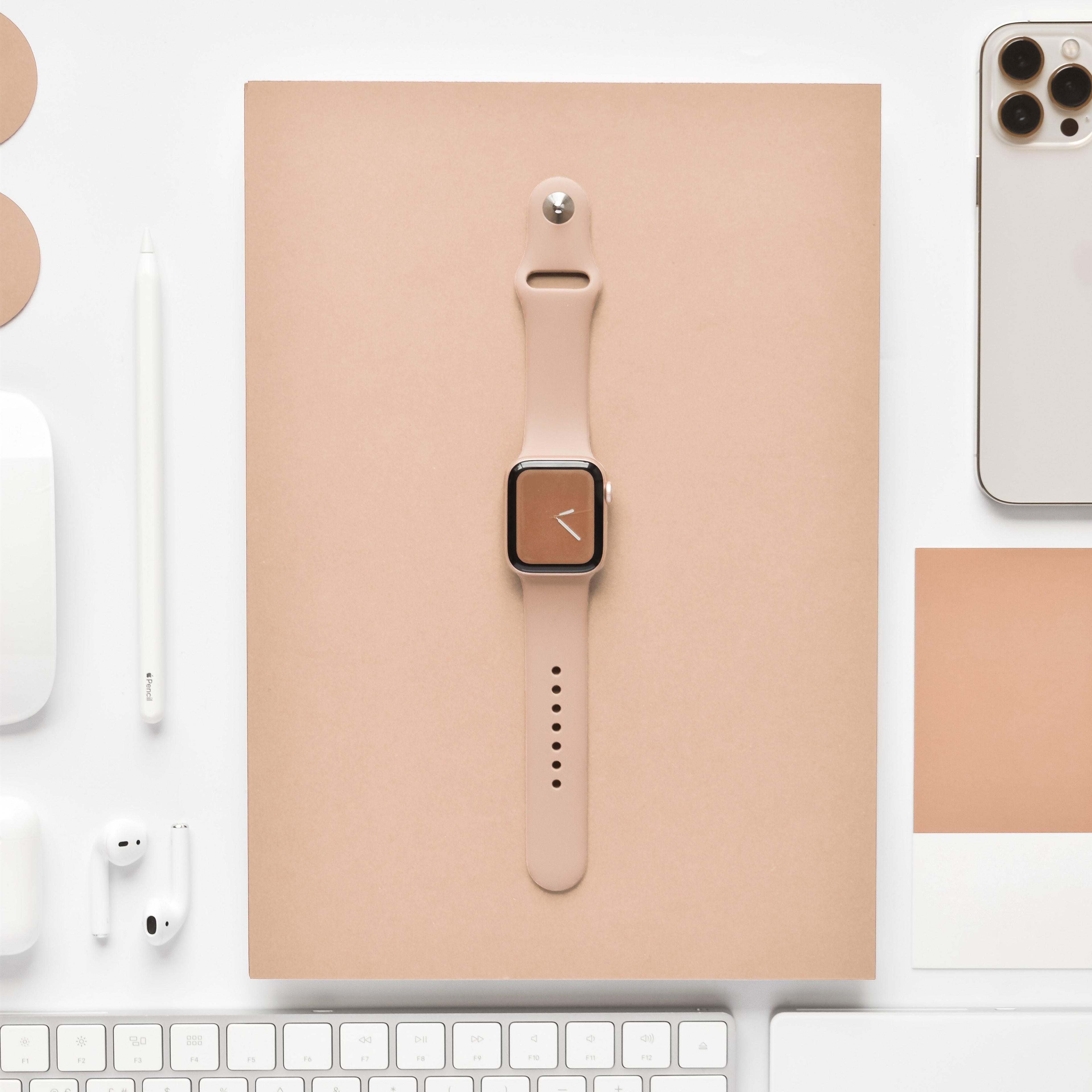 NAKD Apple Watch Kayışı - Cappuccino