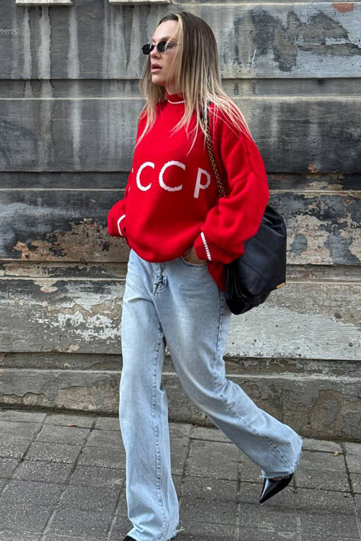 Classic CCCP Graphic Sweater