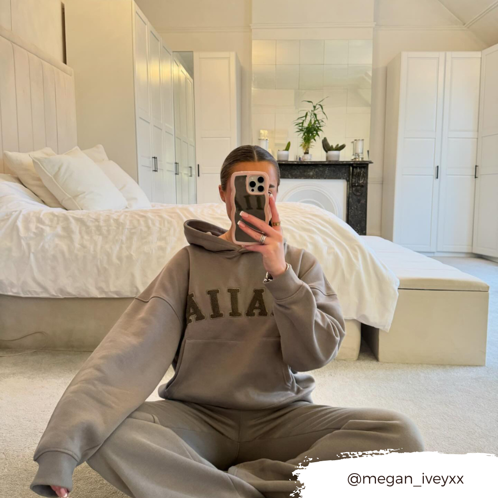 Kavisli Aynalı Telefon Kılıfı - Pembe