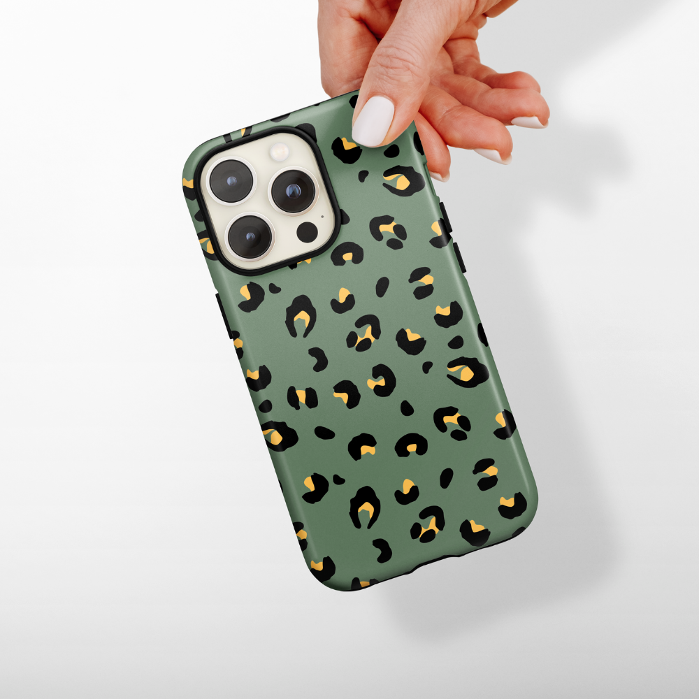 Tough MagSafe® Phone Case - Khaki Leopard
