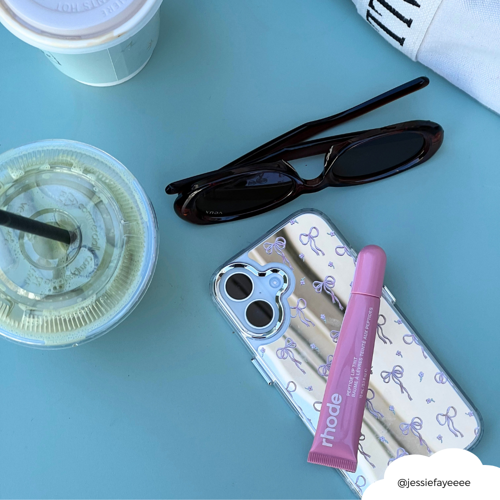 Mirror Phone Case - Dainty Bows