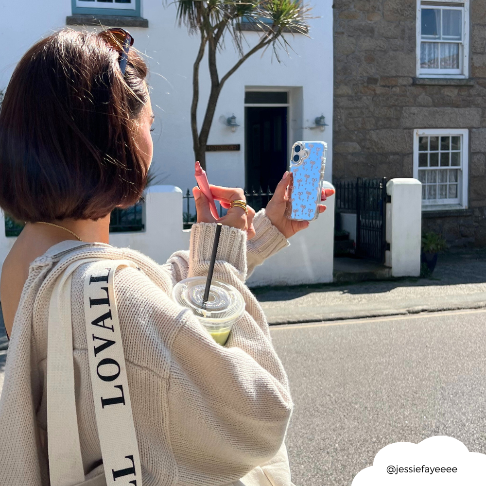 Mirror Phone Case - Dainty Bows