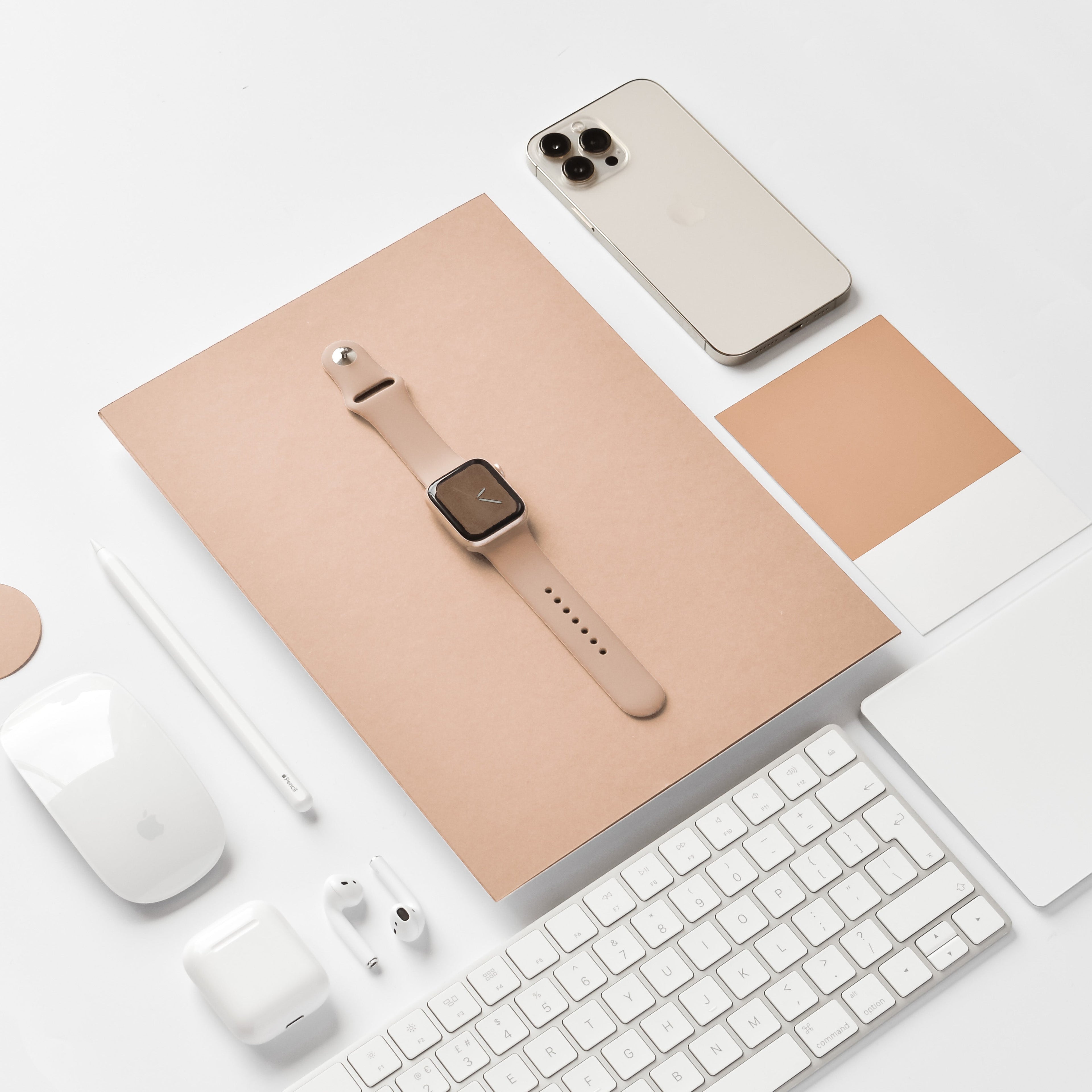 NAKD Apple Watch Kayışı - Cappuccino