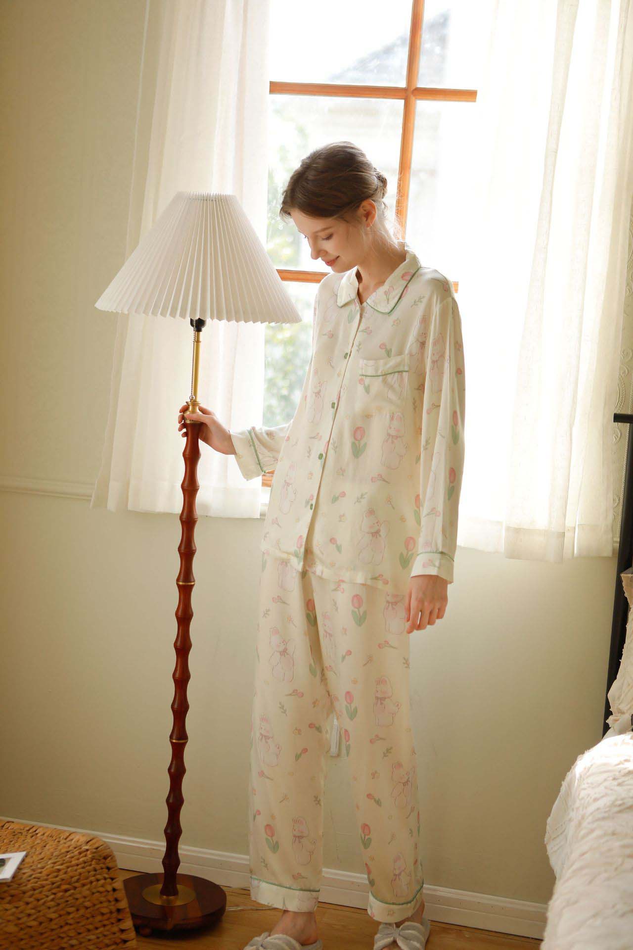 Double Layer Bamboo Fiber Sleepwear