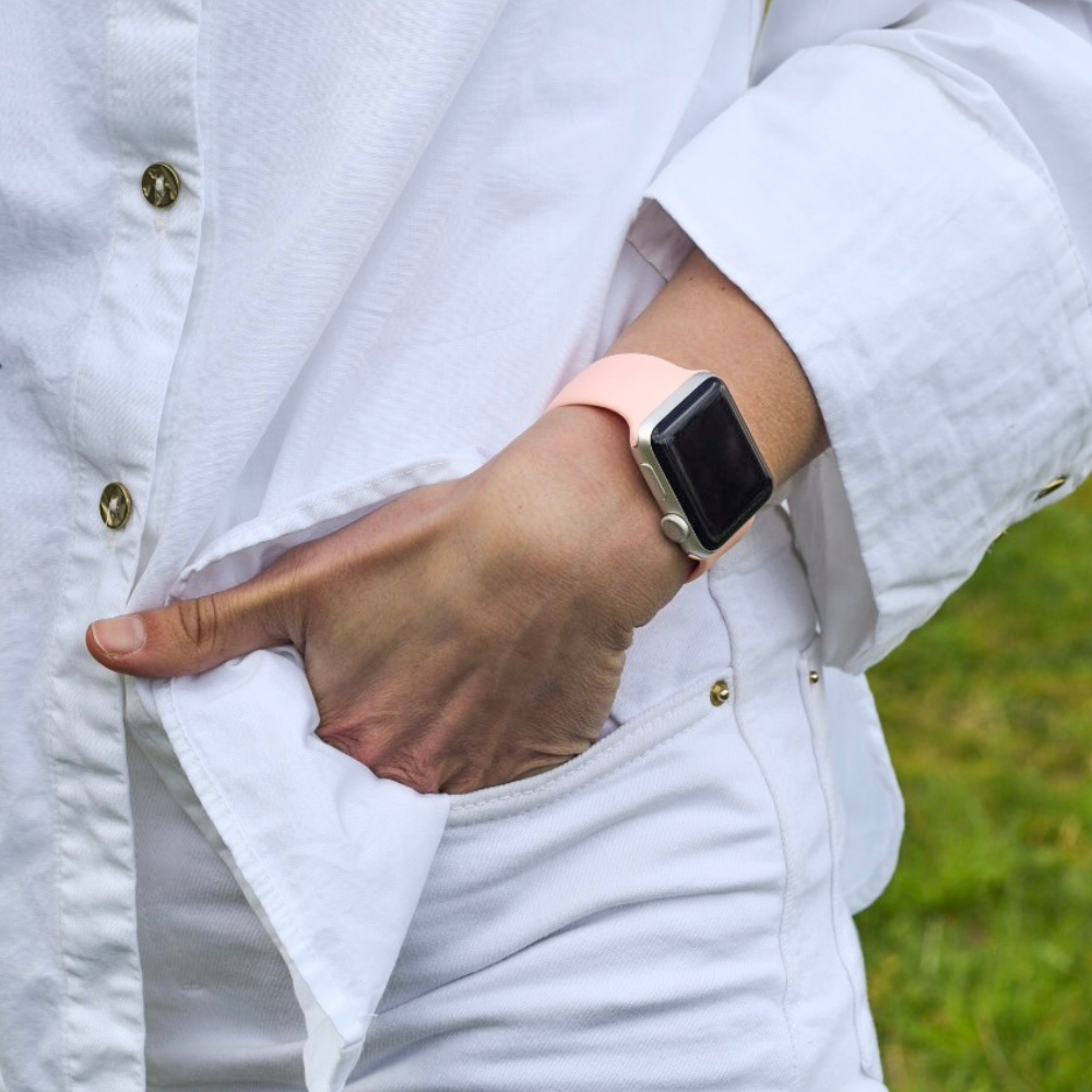 NAKD Apple Watch Kayışı - Mercan Pembesi