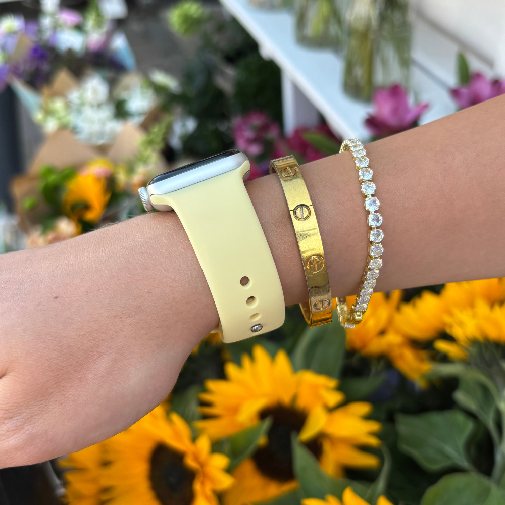 NAKD Apple Watch Kayışı - Tereyağı Sarısı