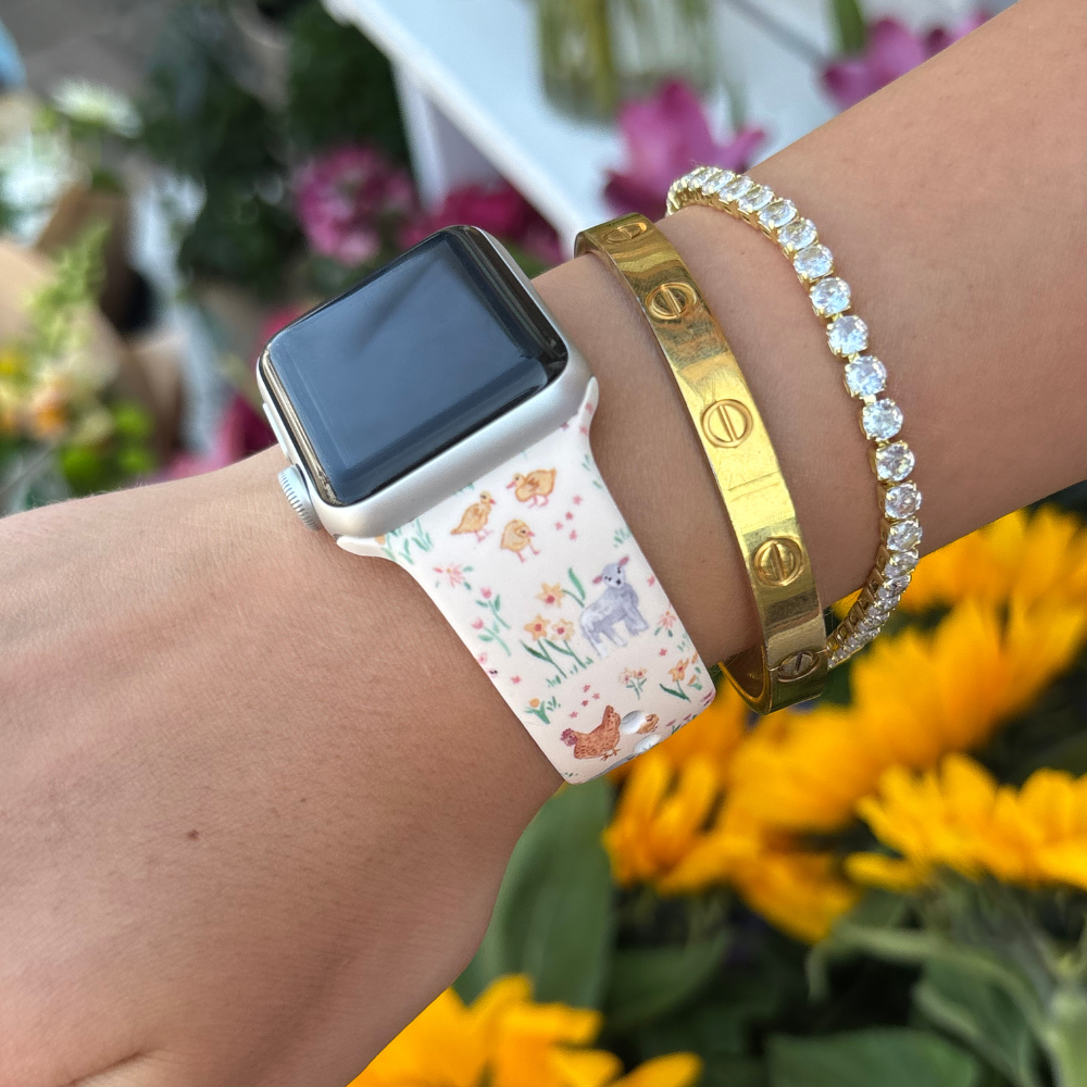 Çiftlik Hayvanları Apple Watch Kayışı