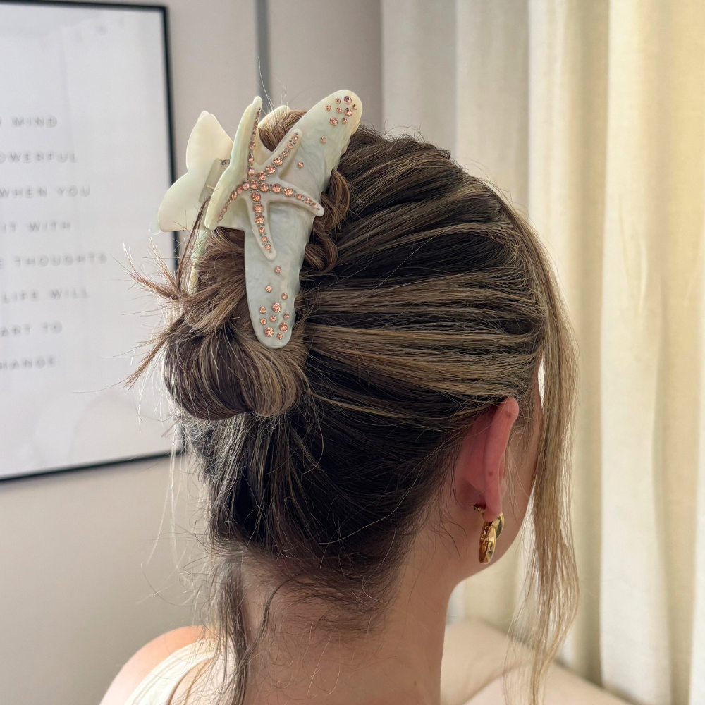 Starfish Claw Clip - Golden Hour