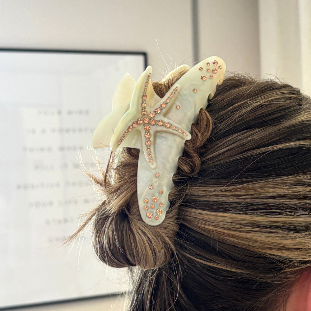 Starfish Claw Clip - Golden Hour