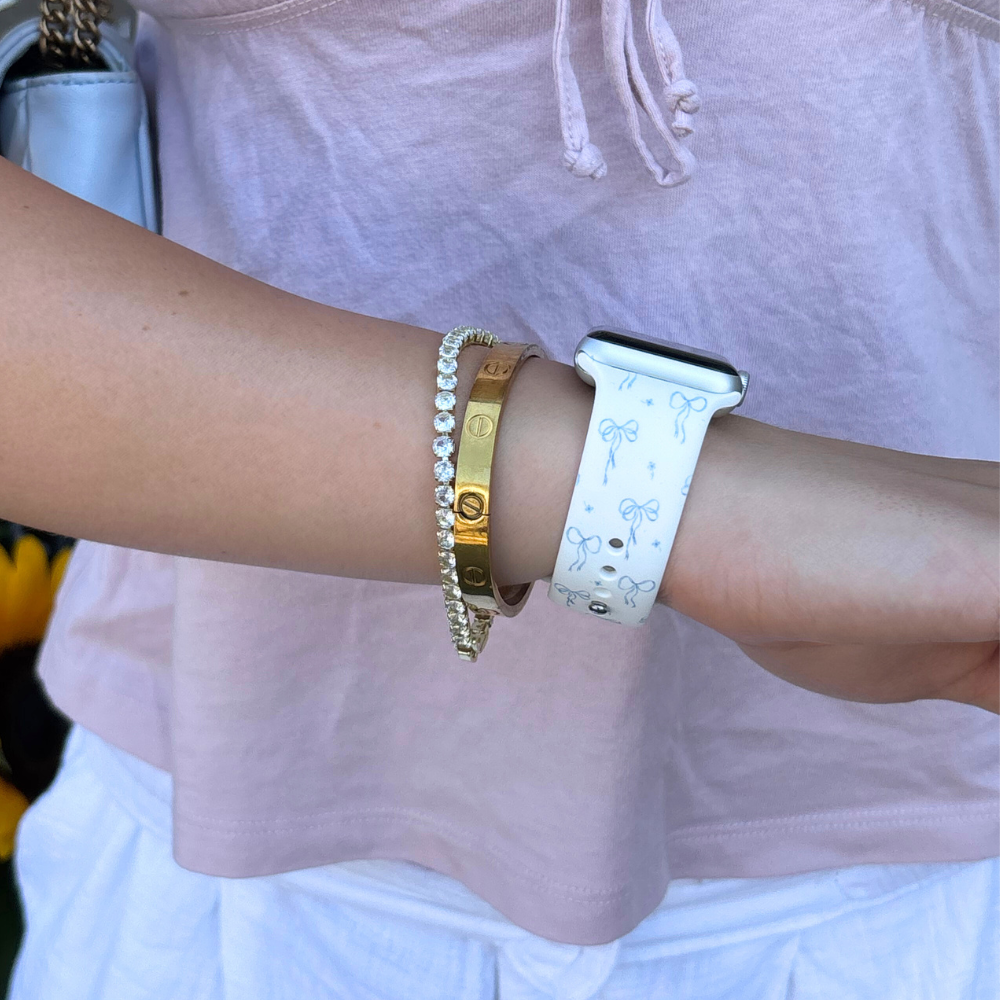 Bluebell Bows Apple Watch Kayışı