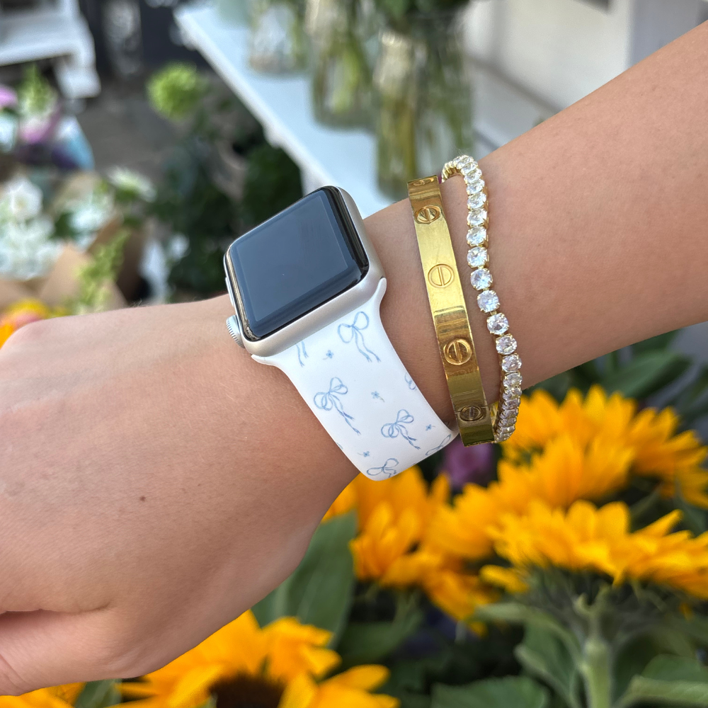 Bluebell Bows Apple Watch Kayışı