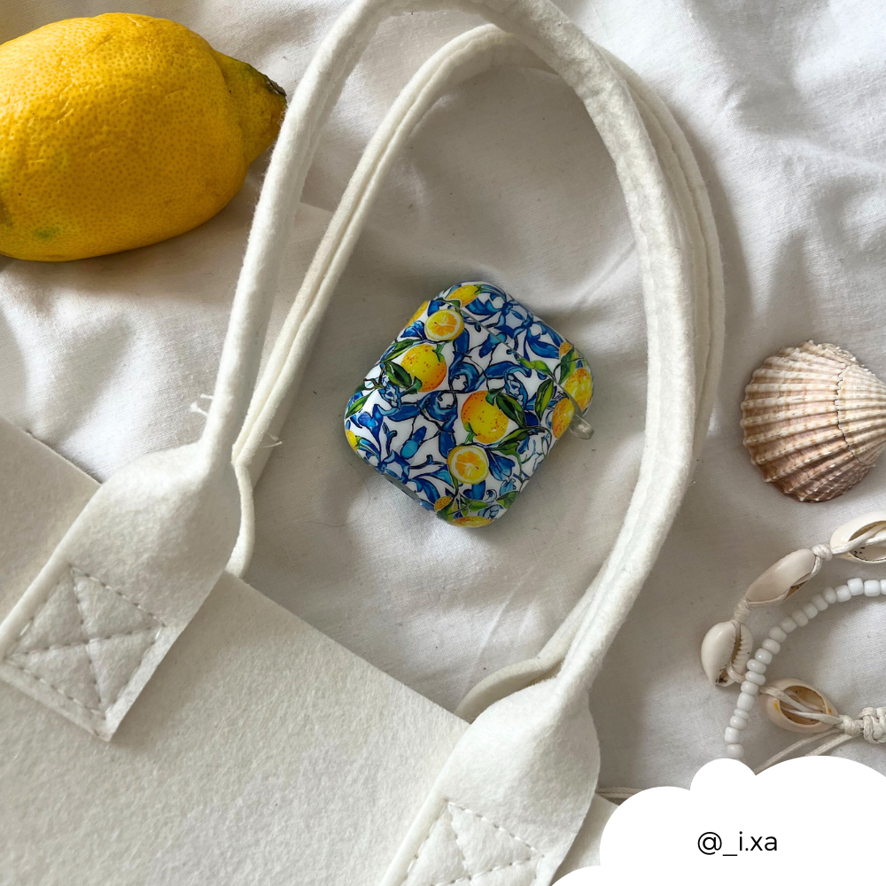 Airpods Case - Amalfi Lemon