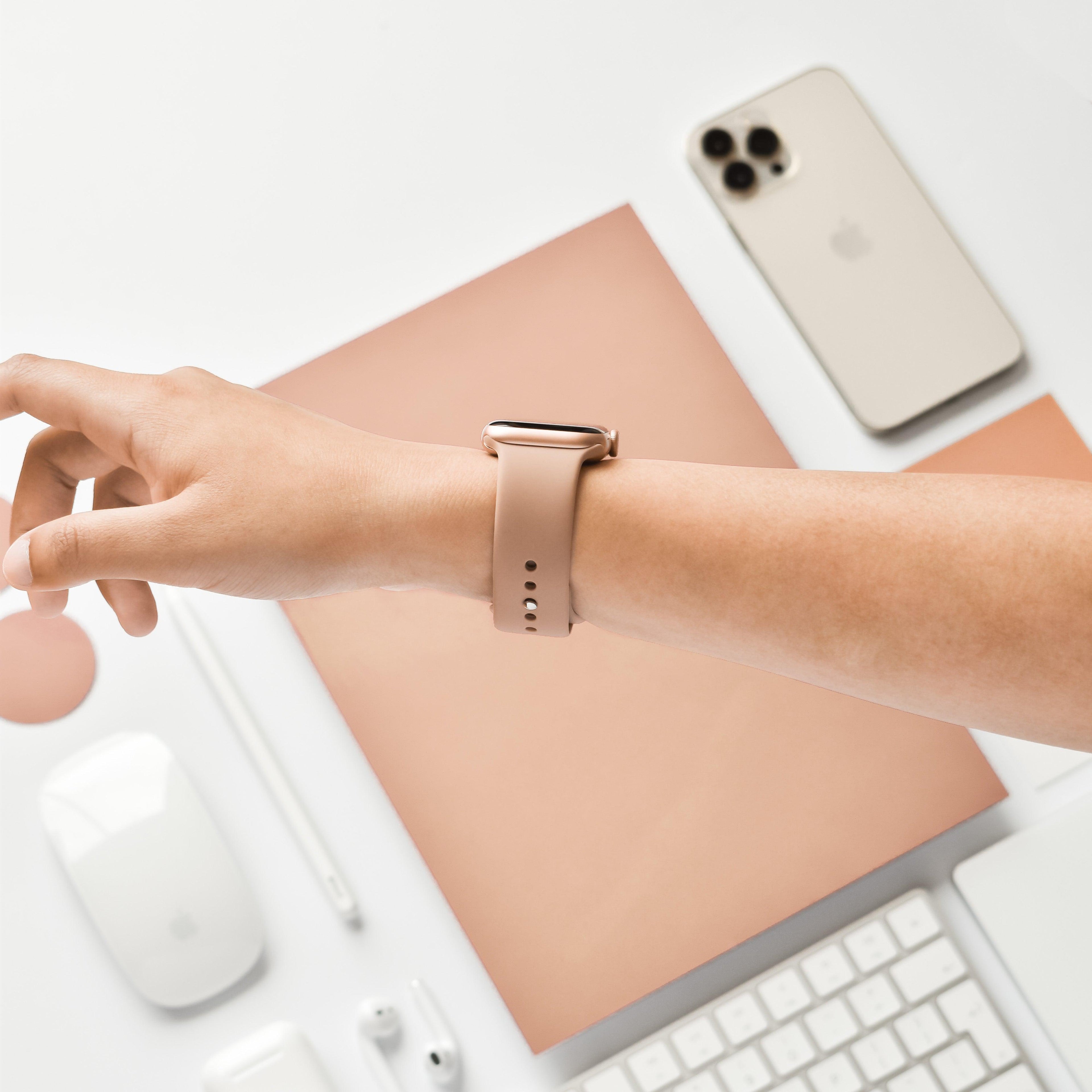 NAKD Apple Watch Kayışı - Cappuccino