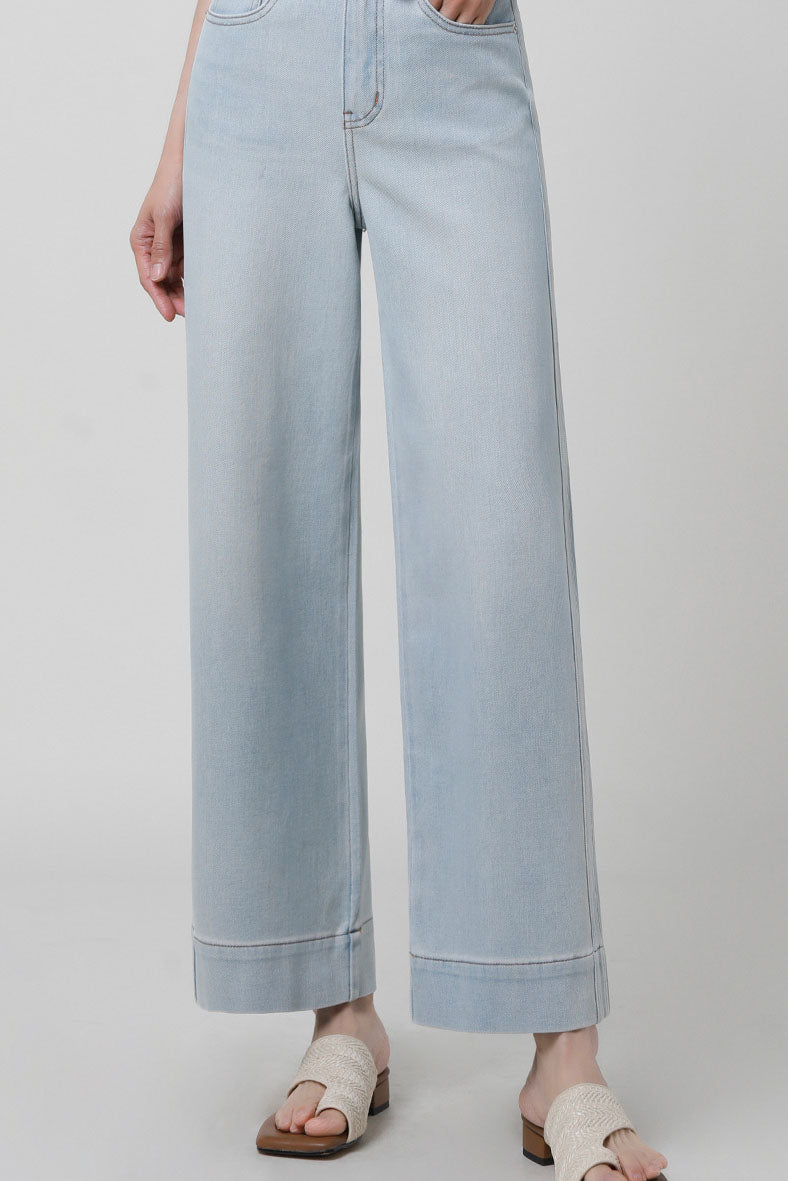 High-Waist Wide-Leg Jeans