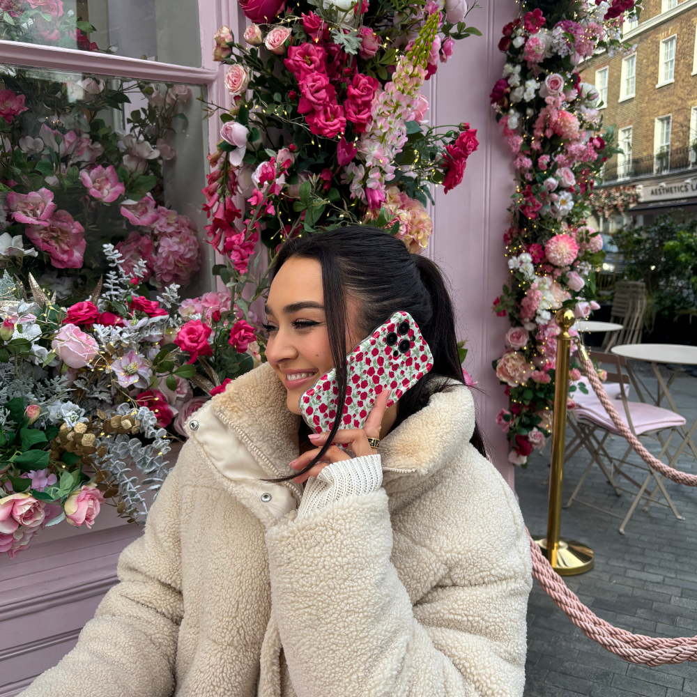 Dalgalı Telefon Kılıfı - Buy Me Roses Crimson