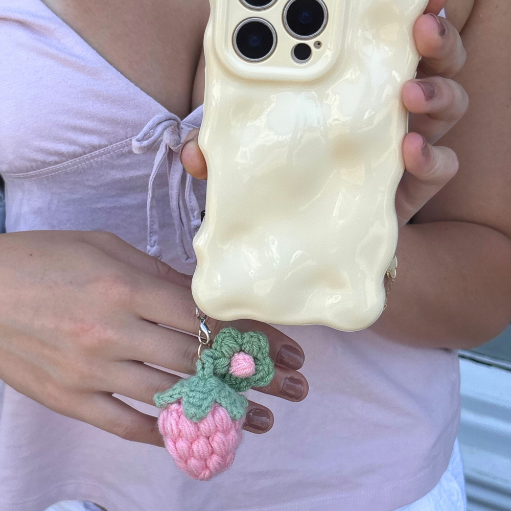 Telefon Süsü - Pembe Çilek