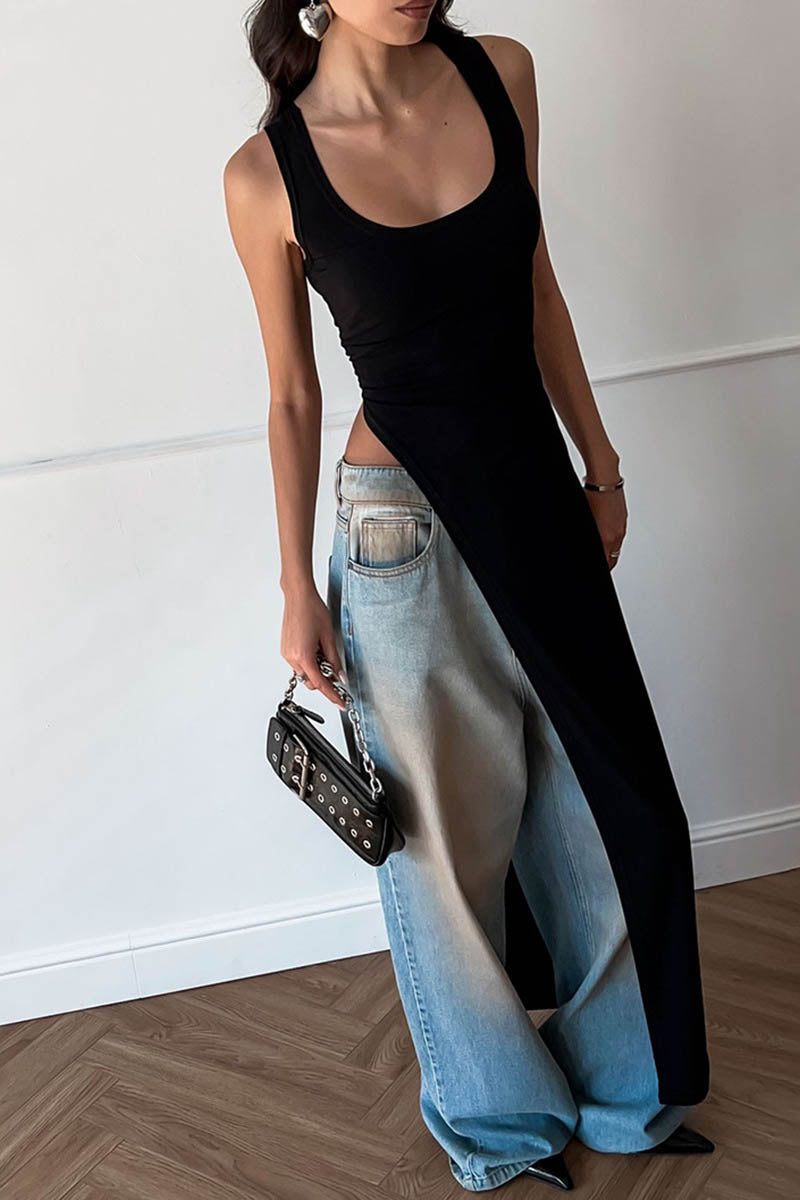 Urban Muse Slit Bodycon Dress