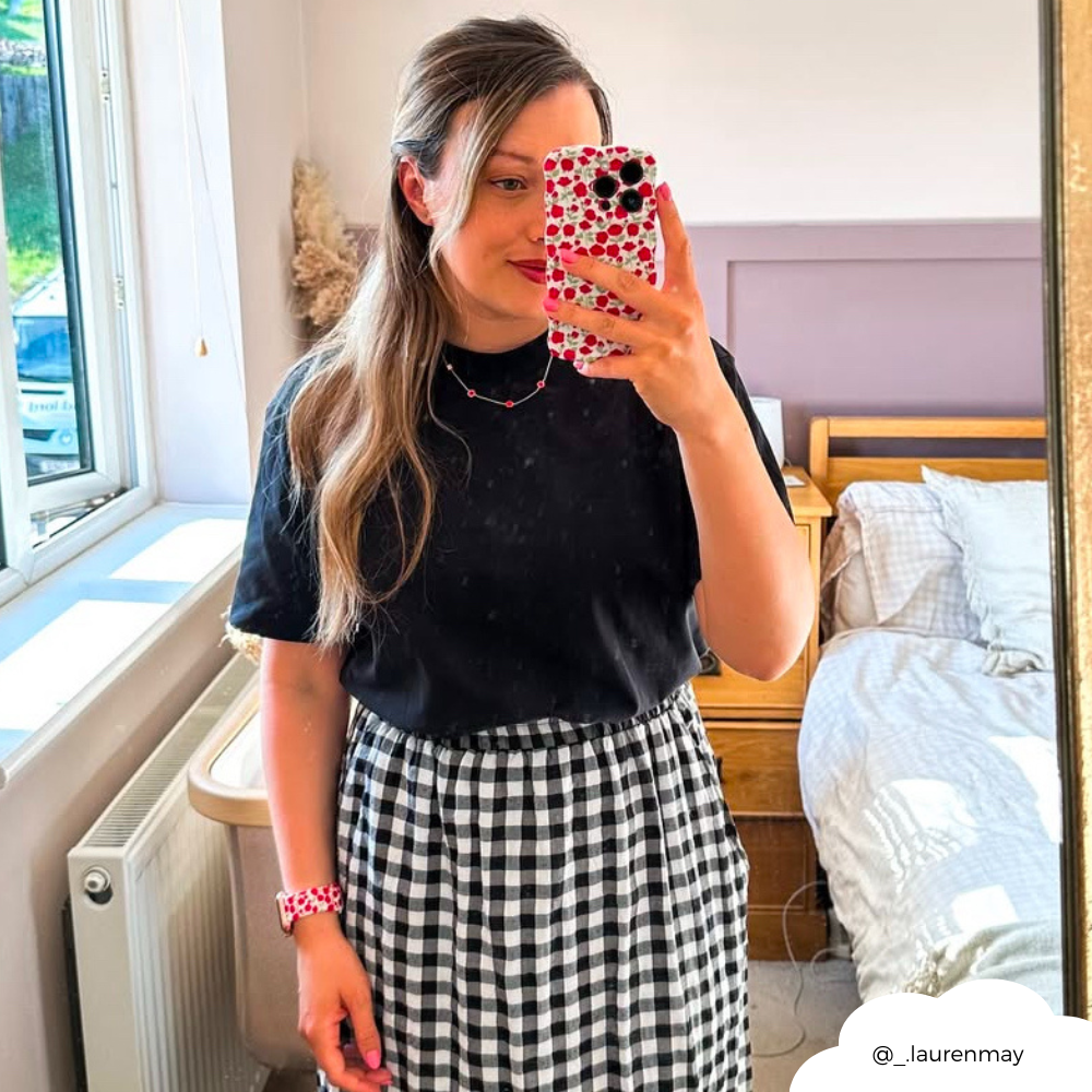 Dalgalı Telefon Kılıfı - Buy Me Roses Crimson