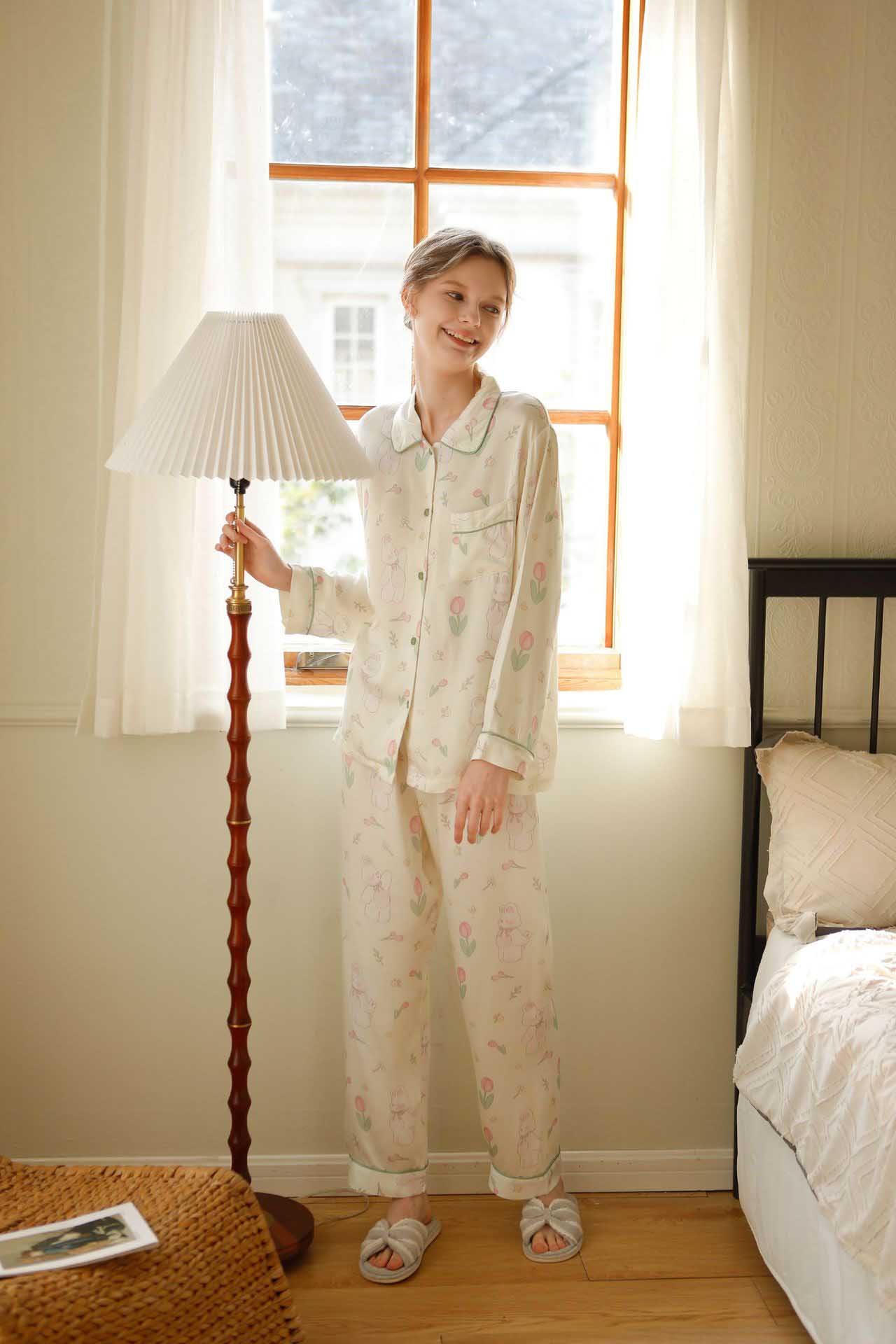 Double Layer Bamboo Fiber Sleepwear