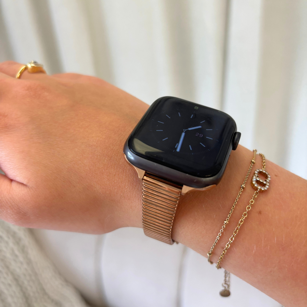 SLIM Fine Line Apple Watch Strap - Rose Gold