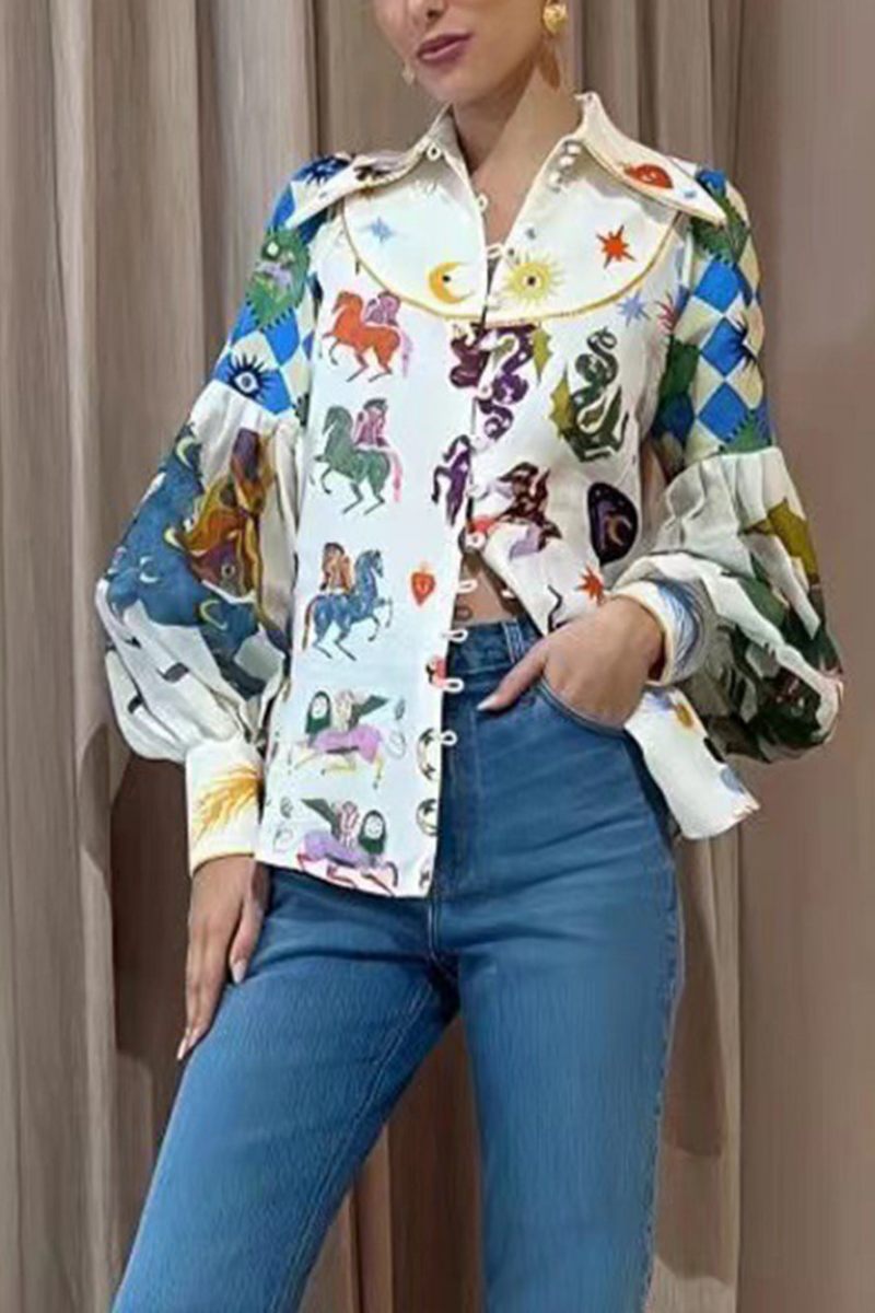 Balloon Sleeve Elegant Shirt