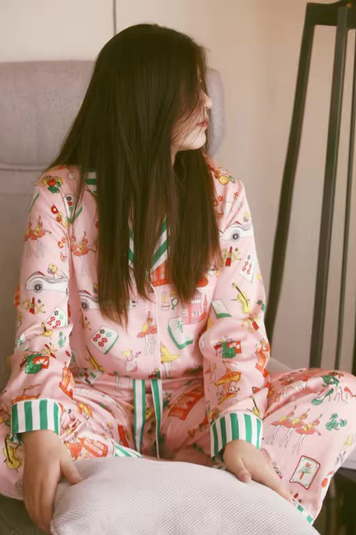 Luxury Mahjong Queen Pajama Set