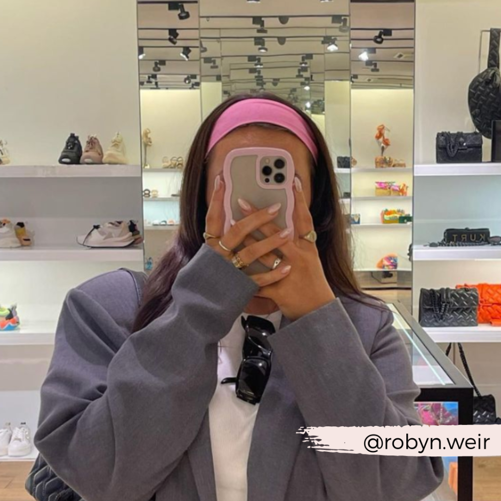 Kavisli Telefon Kılıfı - Pembe 