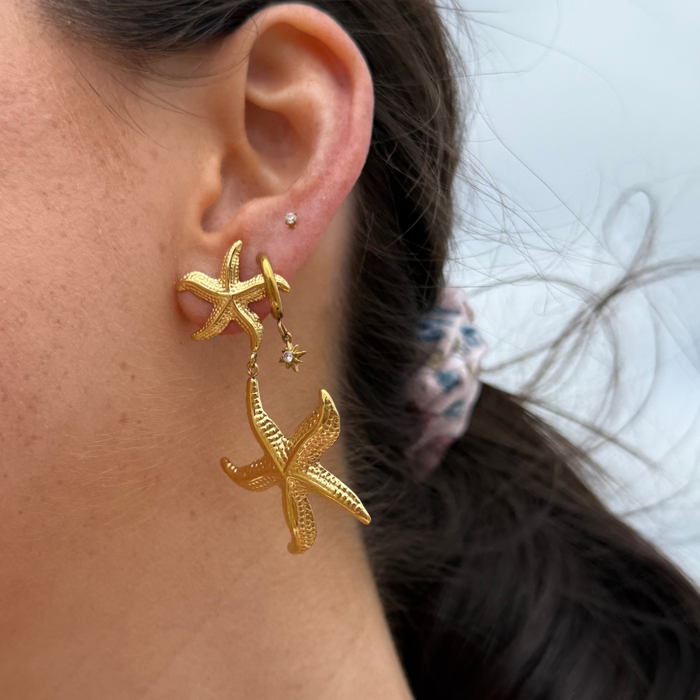 Stellar Starfish Earrings