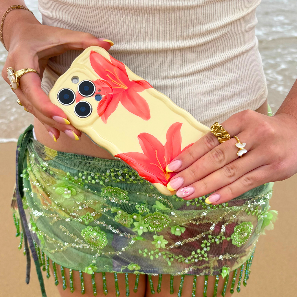 Wavy Phone Case - Island Girl Ibiza Lily