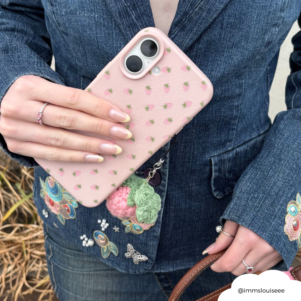 Telefon Süsü - Pembe Çilek