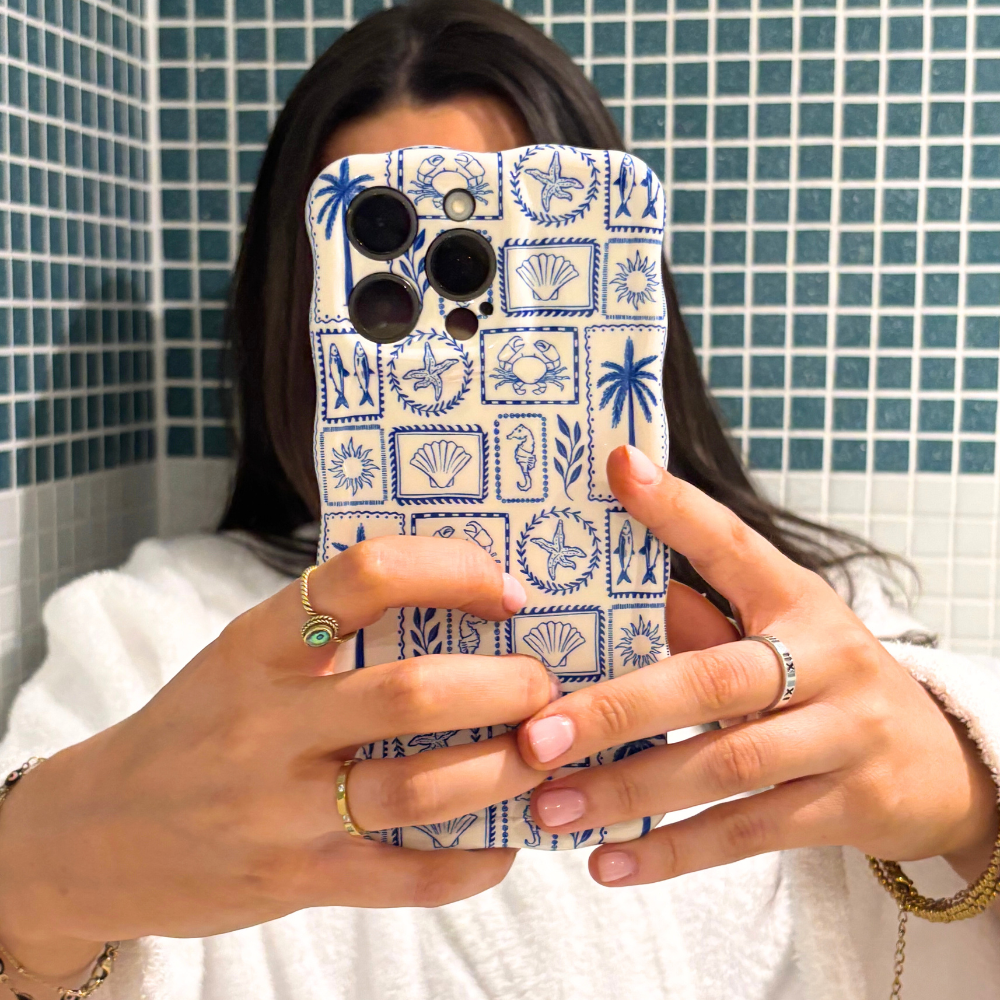 Wavy Phone Case - Malibu Drive